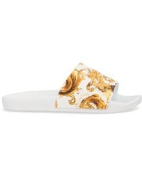Versace Jeans Couture - Slides With Print - Lyst