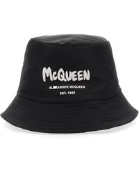 McQueen - CAPPELLO BUCKET GRAFFITI - Lyst