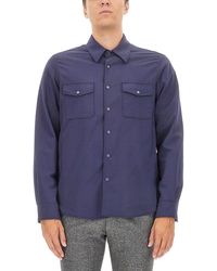 Aspesi - Double Chest Pocket Regular Fit Shirt - Lyst