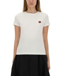 KENZO - "Boke Flower" Cotton T-Shirt - Lyst