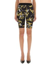 Versace Jeans Couture - "Outline Baroque" Cycling Shorts - Lyst