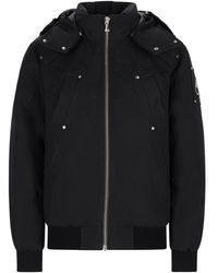 Moose Knuckles - Sleek Detachable Hood Nylon-Blend Sports Jacket - Lyst