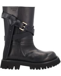 Moschino - Leather Boots - Lyst