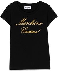 Moschino - Short Sleeve Logo T-Shirt - Lyst