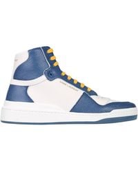 Saint Laurent - Baskets Montantes Colour Block - Lyst
