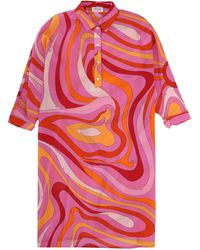 PUCCI - Abito Con Stampa Grafica All-Over - Lyst