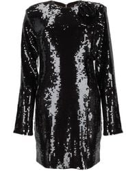 ROTATE BIRGER CHRISTENSEN - Mini Abito Con Paillettes - Lyst