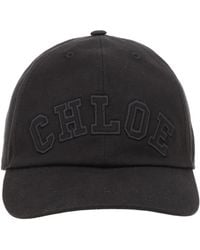 Chloé - Cappello Da Baseball Con Logo - Lyst