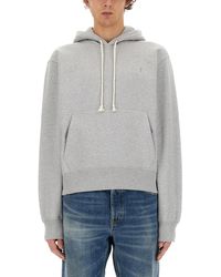 Saint Laurent - Regular Fit Hoodie - Lyst