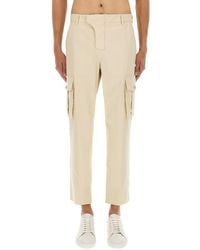 Balmain - Tailored Straight Leg Cotton Cargo Pants - Lyst