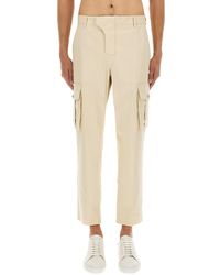 Balmain - Tailored Straight Leg Cotton Cargo Pants - Lyst