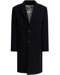 Golden Goose - Single-breasted Wool Coat - Lyst