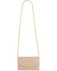 Saint Laurent - Pochette "Uptown" Con Catena - Lyst
