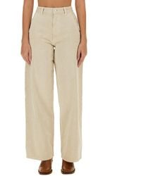 Isabel Marant - Straight High Rise Jeans - Lyst
