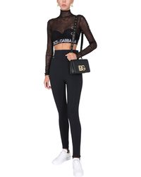 Dolce & Gabbana LEGGINGS With Bracket - Black