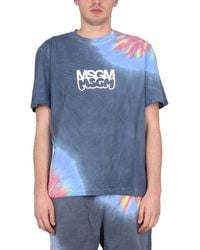 MSGM - T-Shirt X Burro Studio - Lyst