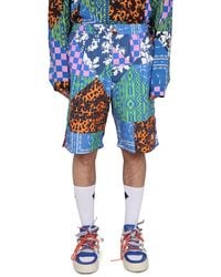 Marcelo Burlon - Mix & Match Bermuda Shorts - Lyst