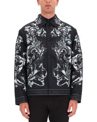 Versace Jeans Couture - Baroque Print Jacket - Lyst