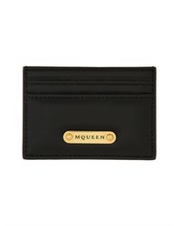 McQueen - Leather Card Holder - Lyst