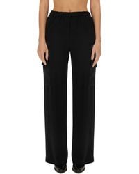 Aspesi - Relaxed-Fit High-Waisted Pants With Side Pockets - Lyst