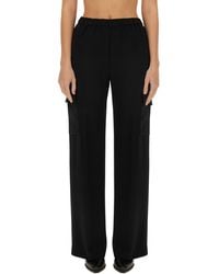 Aspesi - Relaxed-Fit High-Waisted Pants With Side Pockets - Lyst