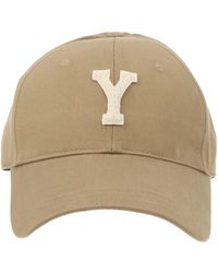Saint Laurent - Cappello Da Baseball Con Patch Y - Lyst
