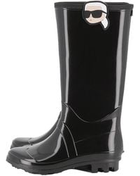 KARL LAGERFELD - Rain Boots With Logo - Lyst