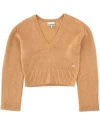 Ganni - Wool Jersey - Lyst