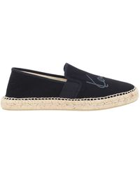 KENZO - Espadrilla Con Logo Ricamato - Lyst