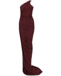 Rick Owens - Abito Lungo Monospalla - Lyst