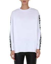 Stella McCartney - Round Neck Long Sleeve T-Shirt - Lyst