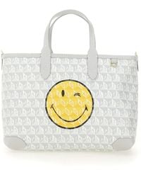 Anya Hindmarch - "I Am A Plastic Bag Wink" Tote Bag Xs - Lyst