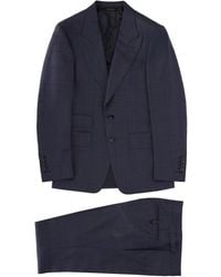 Tom Ford - Wool Windowpane Suit - Lyst