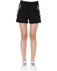 Moschino - Smile Quilted Bermuda Shorts - Lyst
