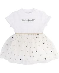 KARL LAGERFELD - Vestitino Con Gonna - Lyst