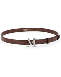 Max Mara - Belt With Logo Buckle - Lyst