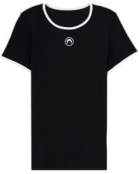 Marine Serre - Cotton T-Shirt For - Lyst