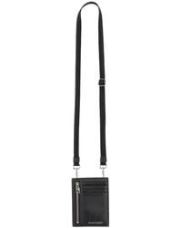 McQueen - Logo Print Mini Card Holder - Lyst