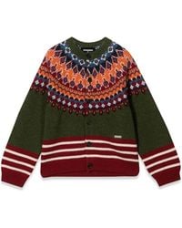 DSquared² - Cardigan With Buttons - Lyst