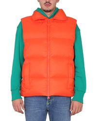 MSGM - High Neck Puffer Vest - Lyst