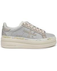 Premiata - Textured Claudia Sneakers - Lyst