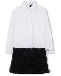 KARL LAGERFELD - Cotton Dress - Lyst
