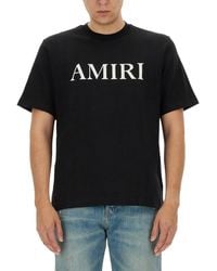 Amiri - Brand-Embellished Crewneck Cotton-Jersey T-Shirt - Lyst