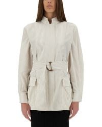 Fendi - Cotton And Silk Blouson - Lyst