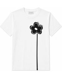 Marc Jacobs - T-Shirt Con Stampa Fiore - Lyst