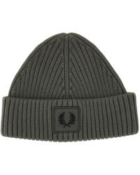 Fred Perry - Cappello Beanie Con Logo - Lyst
