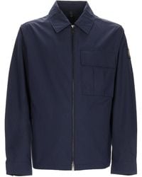Belstaff - Solid Shirt Collar Jacket - Lyst