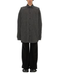 Balenciaga - Oversized Fit Cotton Shirt For - Lyst