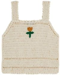 Emile Et Ida - Top Crochet Con Tulipano - Lyst