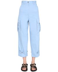 Ami Paris - Pantaloni donna altri materiali - Lyst
